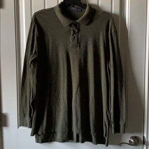 Men’s long sleeve Polo